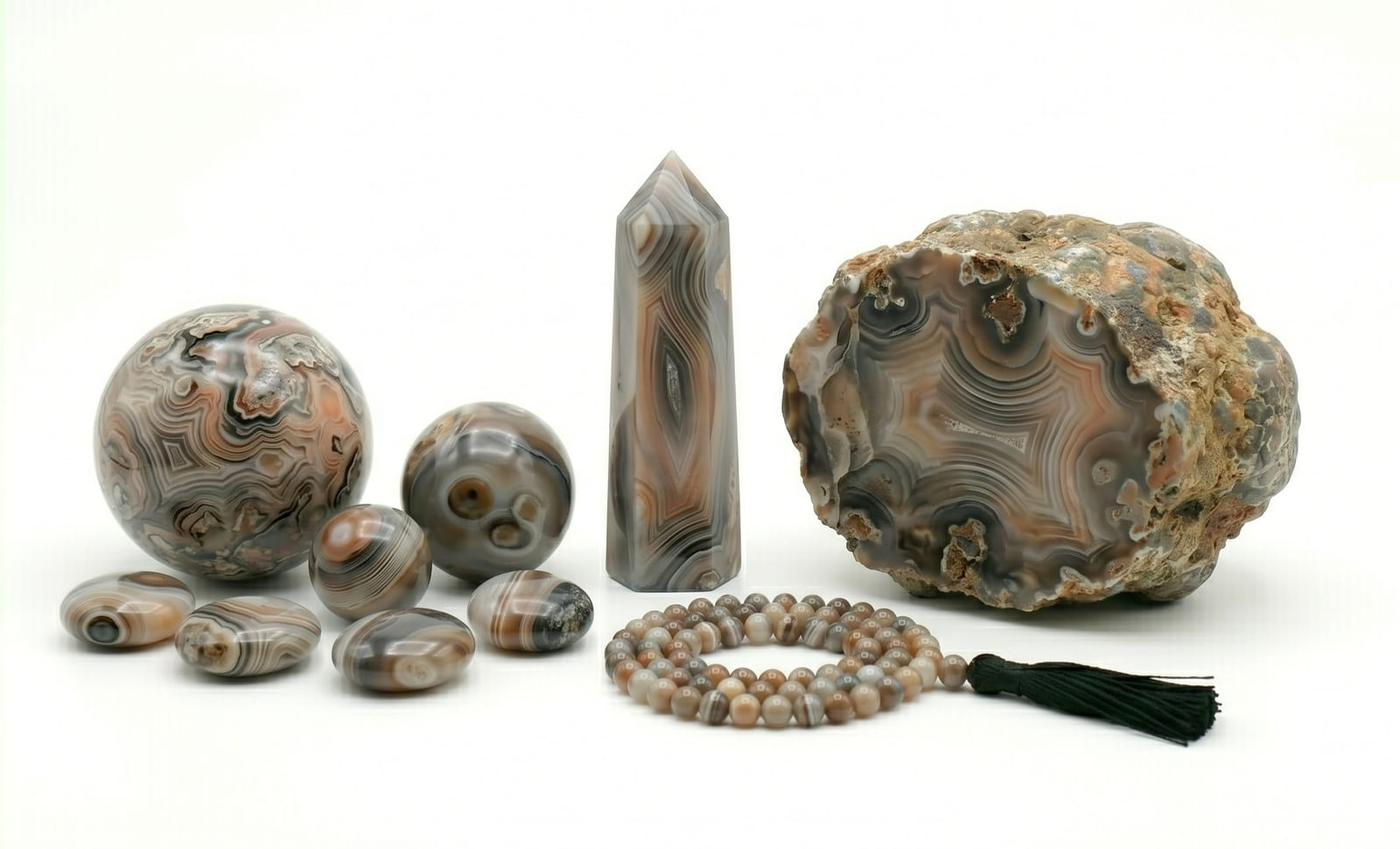 Agate de Botswana